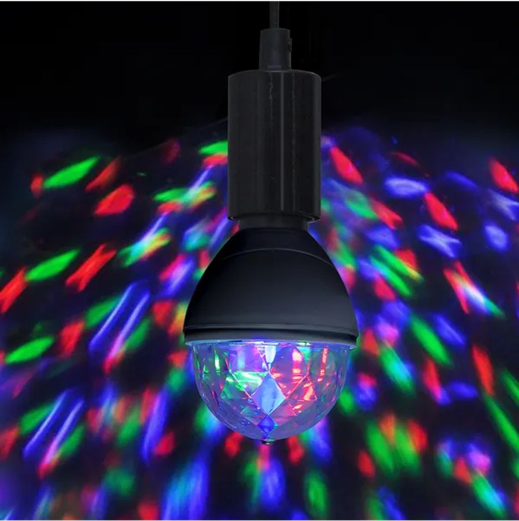 Star Trading LED-Lampe E27 Disco – Schwarz