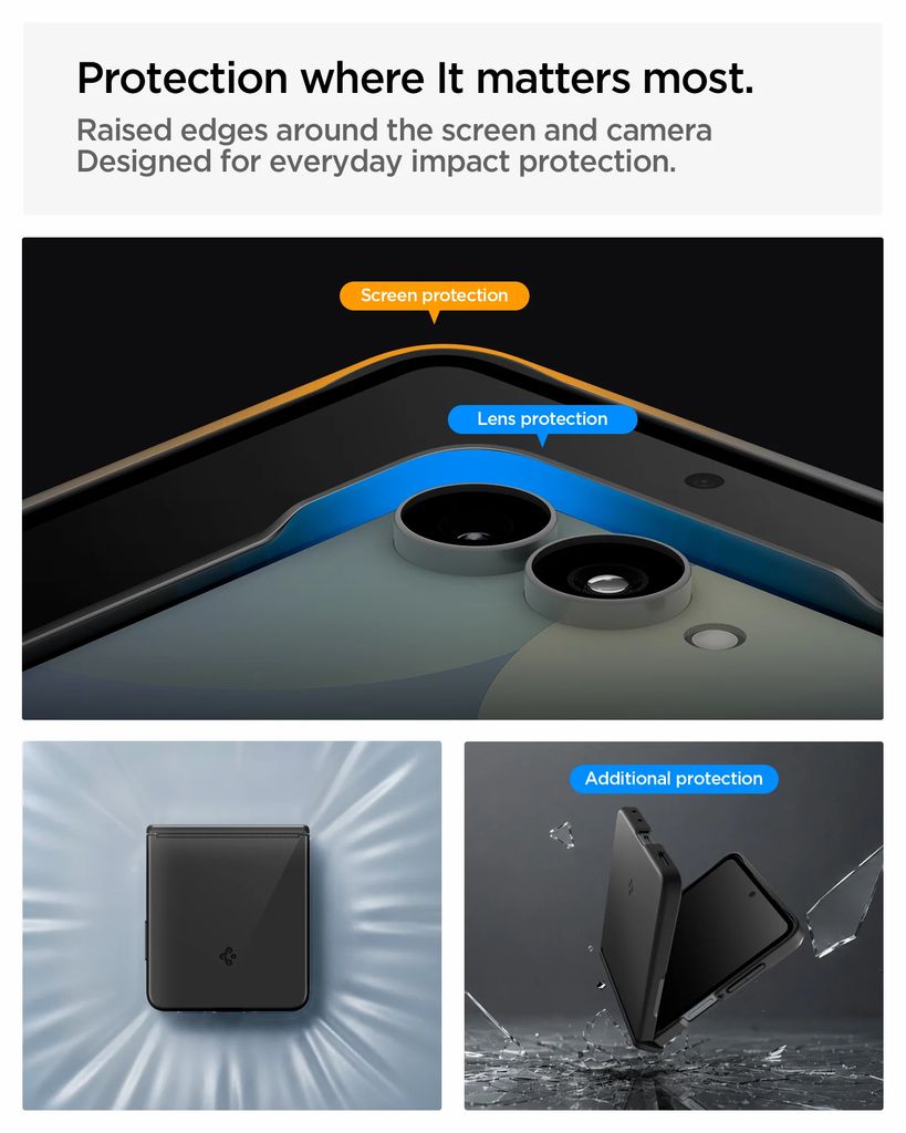 Spigen Air Fit Pro MagFit Cover til Samsung Galaxy Z Flip8 - Sort