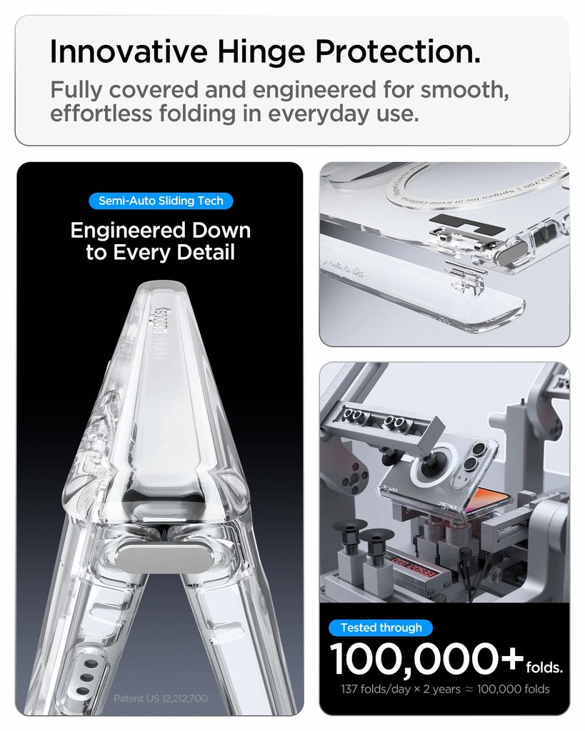 Spigen Ultra Hybrid Pro MagFit Skal till iPhone Duo - Transparent vit