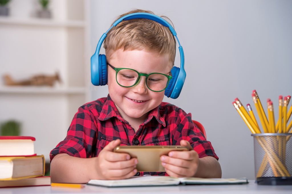 Lenco Taittuvat Bluetooth-kuulokkeet Lapsille – Sininen