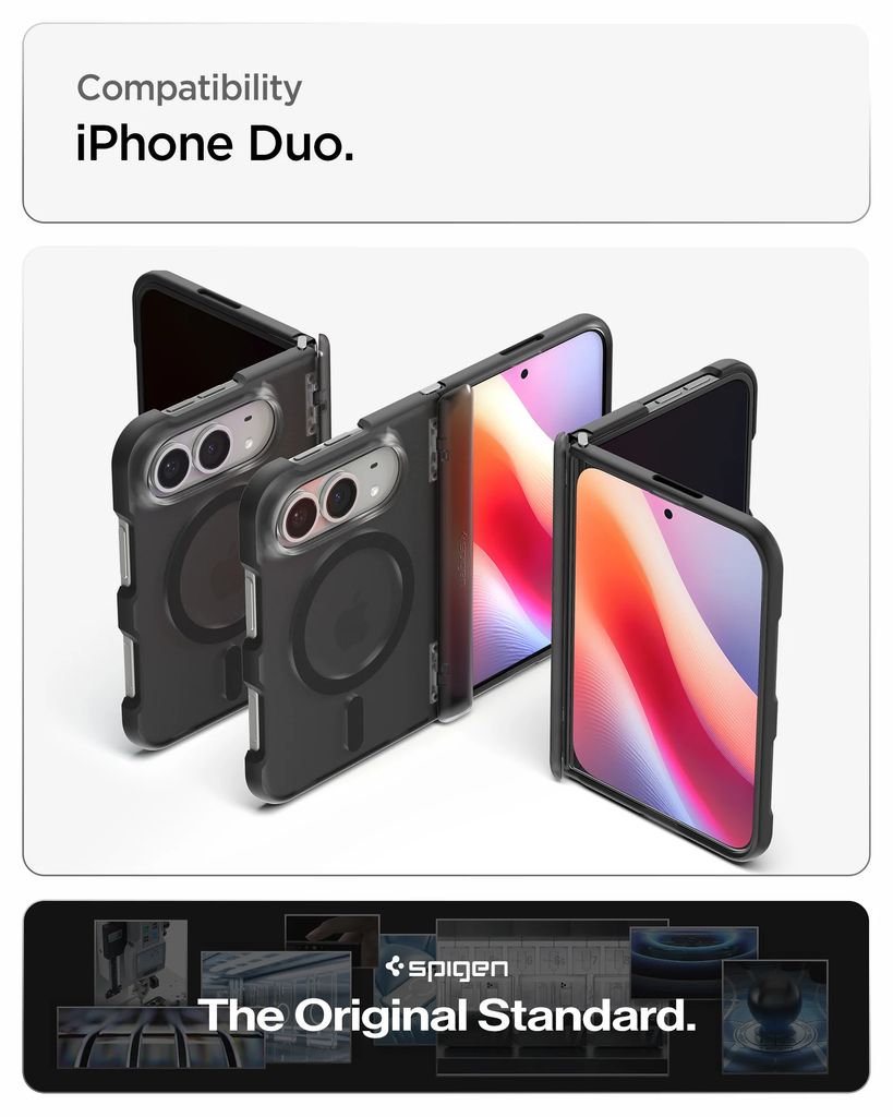 Spigen Ultra Hybrid Pro MagFit Skal till iPhone Duo - Frost Black
