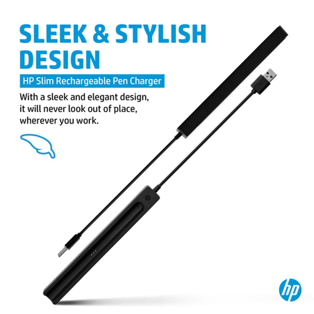 HP Slim Rechargeable Pen Charger USB-C Dokkingstasjon – 4X491AA