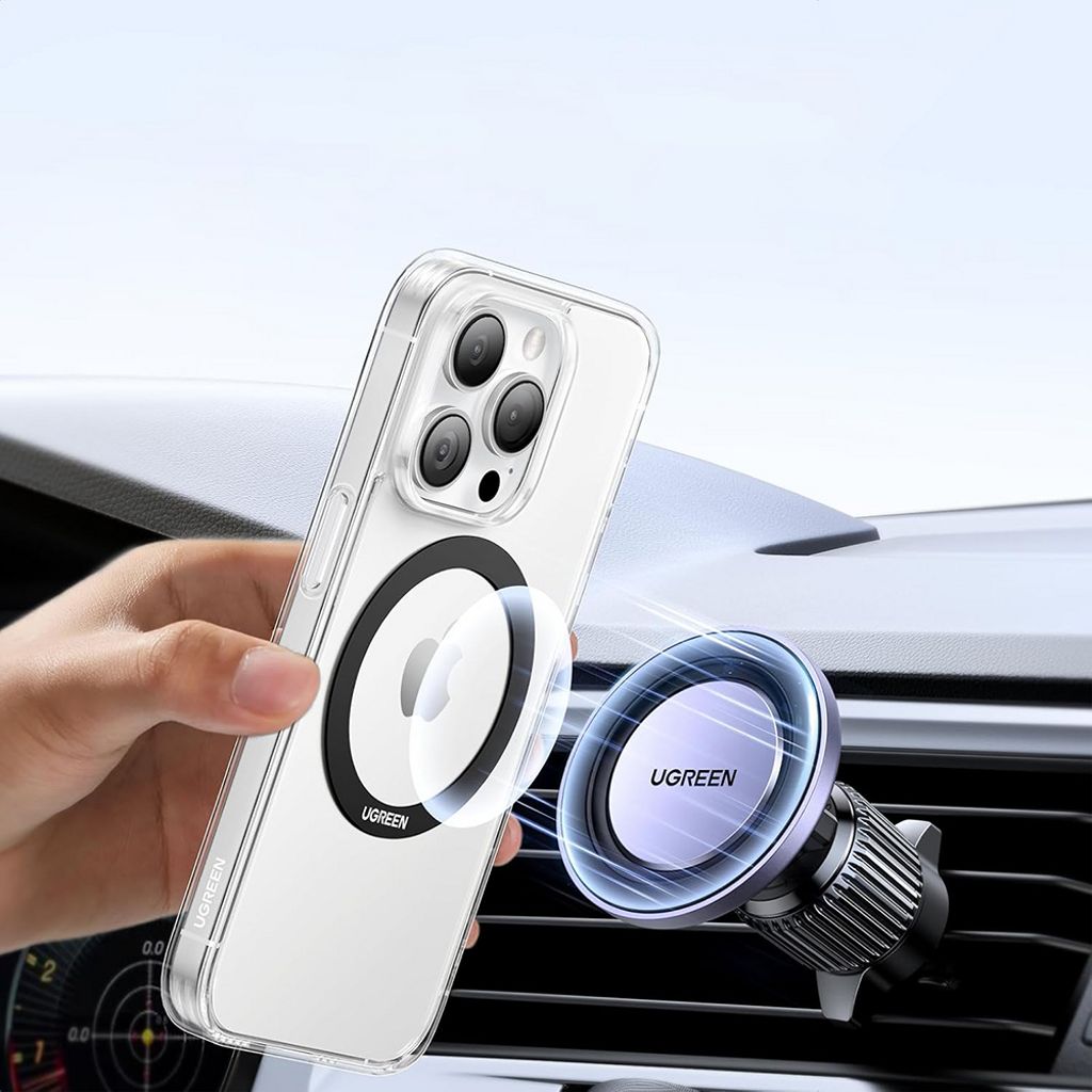 UGREEN LP428 Metalring til Smartphone, 2-pak – Sort