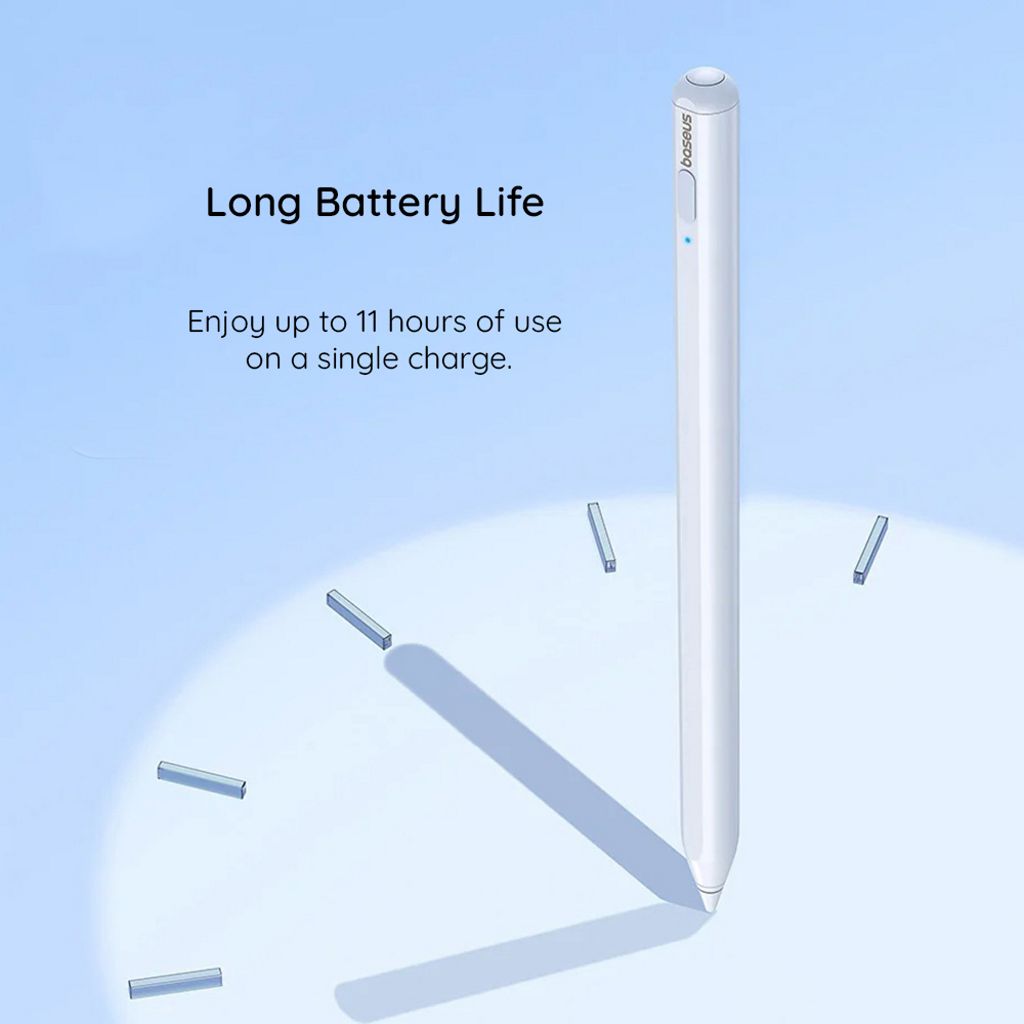 Baseus Pencil Smooth Writing Series 2 styluspenn for Apple iPad – hvit