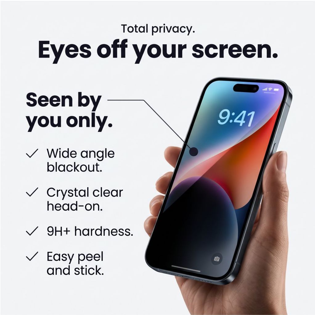 Tech-Protect Glass SPY+ Privacy -näytönsuoja 2-pakkaus iPhone 18 Pro Max/17 Pro Max:lle