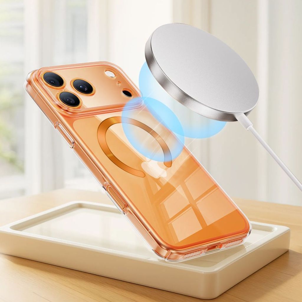 Tech-Protect MMP-210 MagSafe 2-pack magnetring – orange / svart