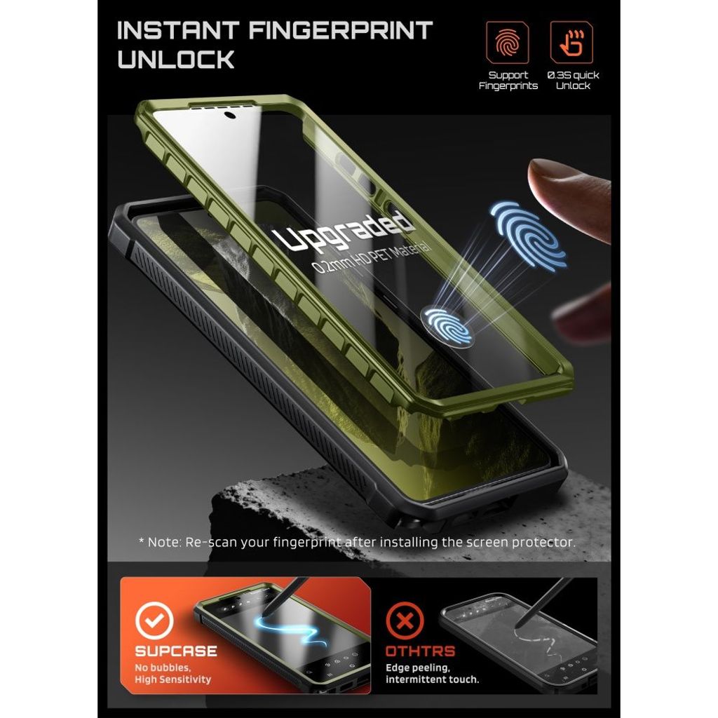 Supcase Unicorn Beetle Pro MagSafe Kuori Samsung Galaxy S26 Ultra - Vihreä/musta