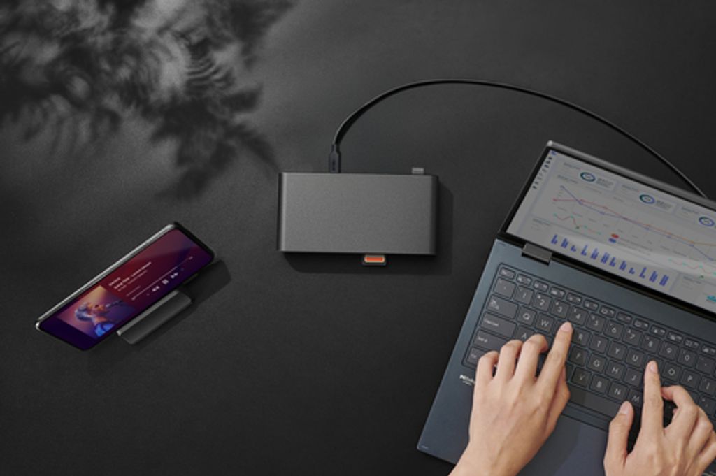 ASUS DC301 USB-C Triple Display Duo Dokkingstasjon