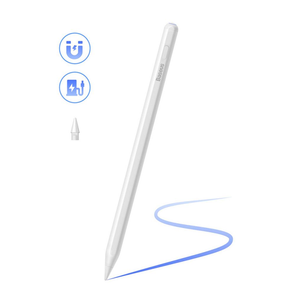 Baseus Pencil Smooth Writing Series 2 styluspenn for iPad – hvit