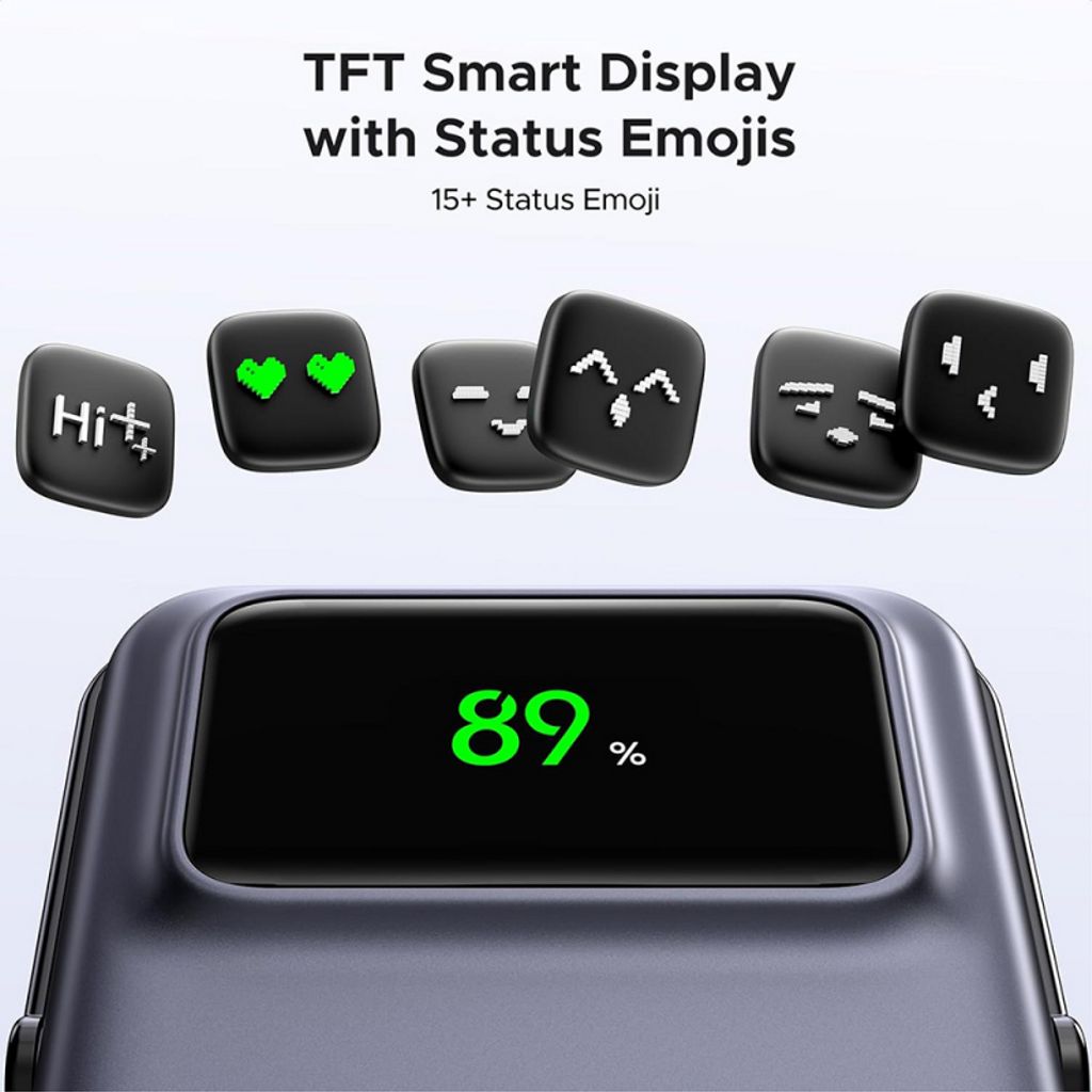 UGREEN Uno PB764 trådlös powerbank 10000mAh, 20W, PD + FQI – grå