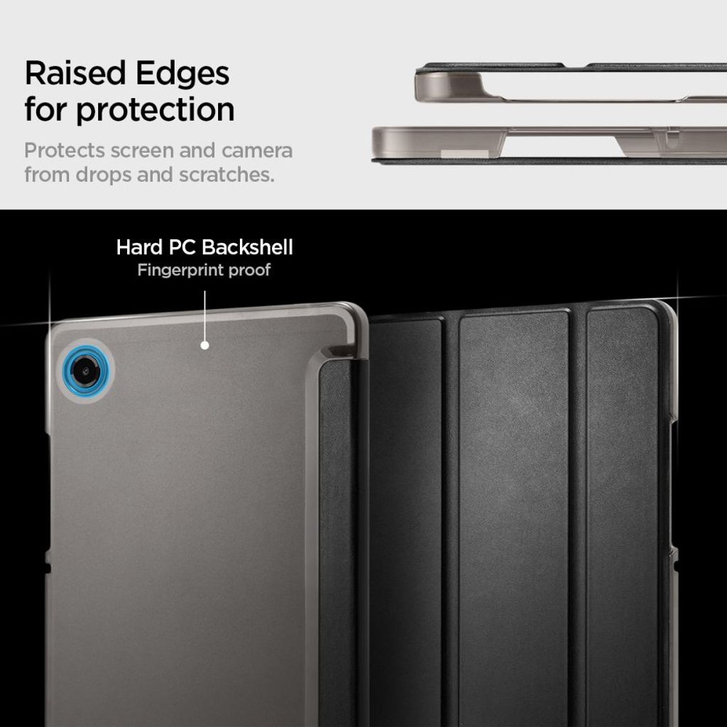 Spigen Smart Fold Fodral till Samsung Galaxy Tab A9 Plus/A11 Plus - Svart