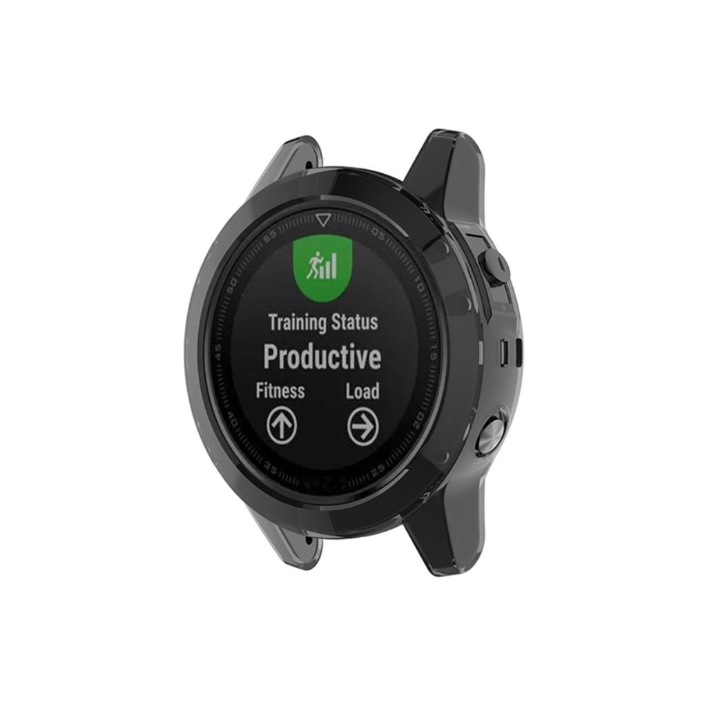Garmin Fenix 5/5 Plus Case in TPU - Transparent Black