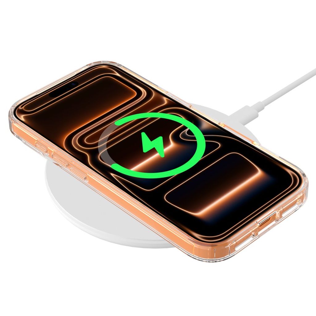 iPhone 18 Pro/17 Pro MagSafe Kuori Iskunkestävä - Läpinäkyvä