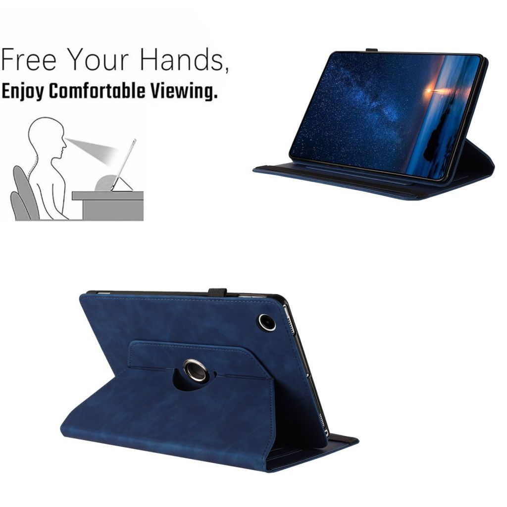 Samsung Galaxy Tab A11 / A9 Etui i PU-skinn - blå