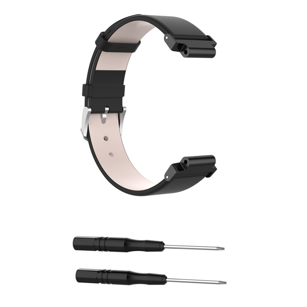 Garmin Forerunner 220/230/235/630/620/735X Klokkereim i PU-skinn - Svart