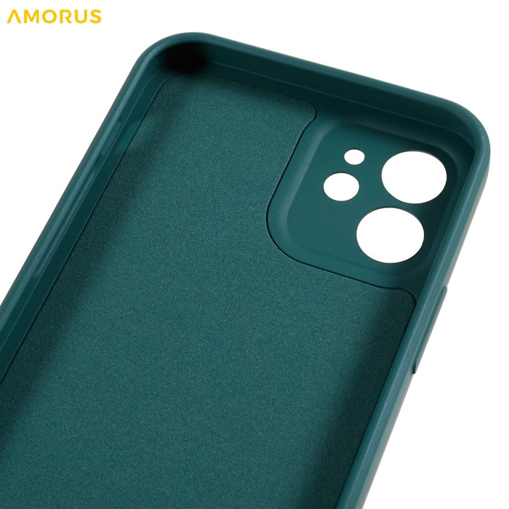 AMORUS iPhone 12 TPU Skal - Grön