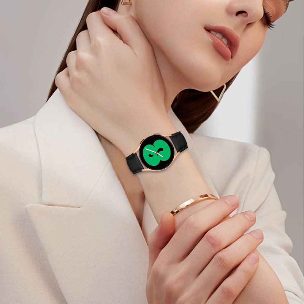 Garmin D2 Air X10/Venu/Approach S40 etc. Watch Strap Genuine Leather – Black