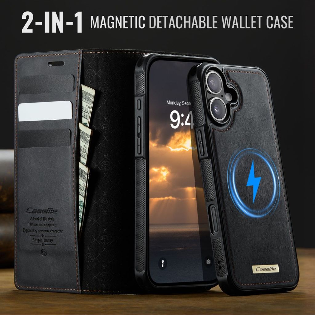 CASEME iPhone 17 Etui med MagSafe - Svart