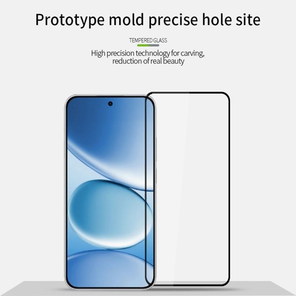 Xiaomi Redmi Note 15 Pro Skærmbeskyttelse Hærdet Glas - Sort