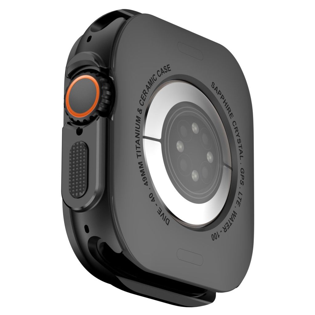 Apple Watch Ultra 3/Ultra 2/Ultra 49 mm deksel til ramme – svart