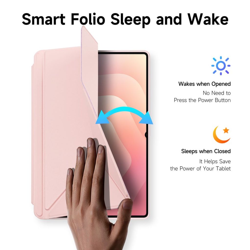 DUX DUCIS Samsung Galaxy Tab S12 Ultra/S11 Ultra Origami-fodral - Rosa