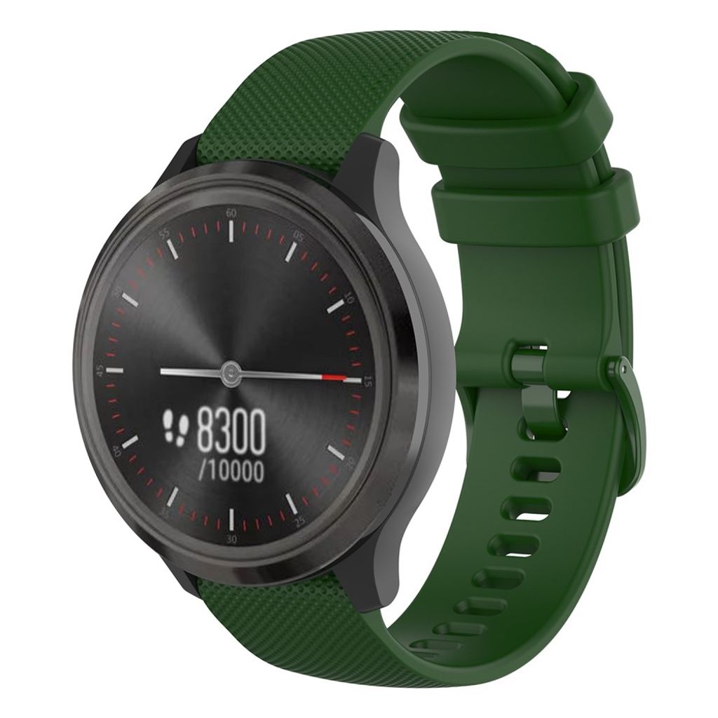 Garmin Vivomove 3S/Vivoactive 4S/GarminActive S Urrem - Grøn