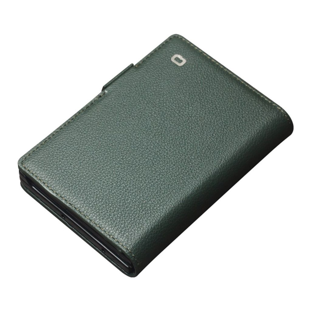 QIALINO Samsung Galaxy Z Fold8 Flip cover i ægte læder - Grøn
