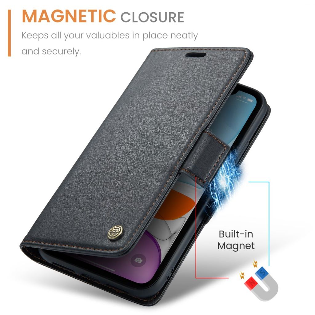 CASEME iPhone 11 Etui med Kortplads - Sort