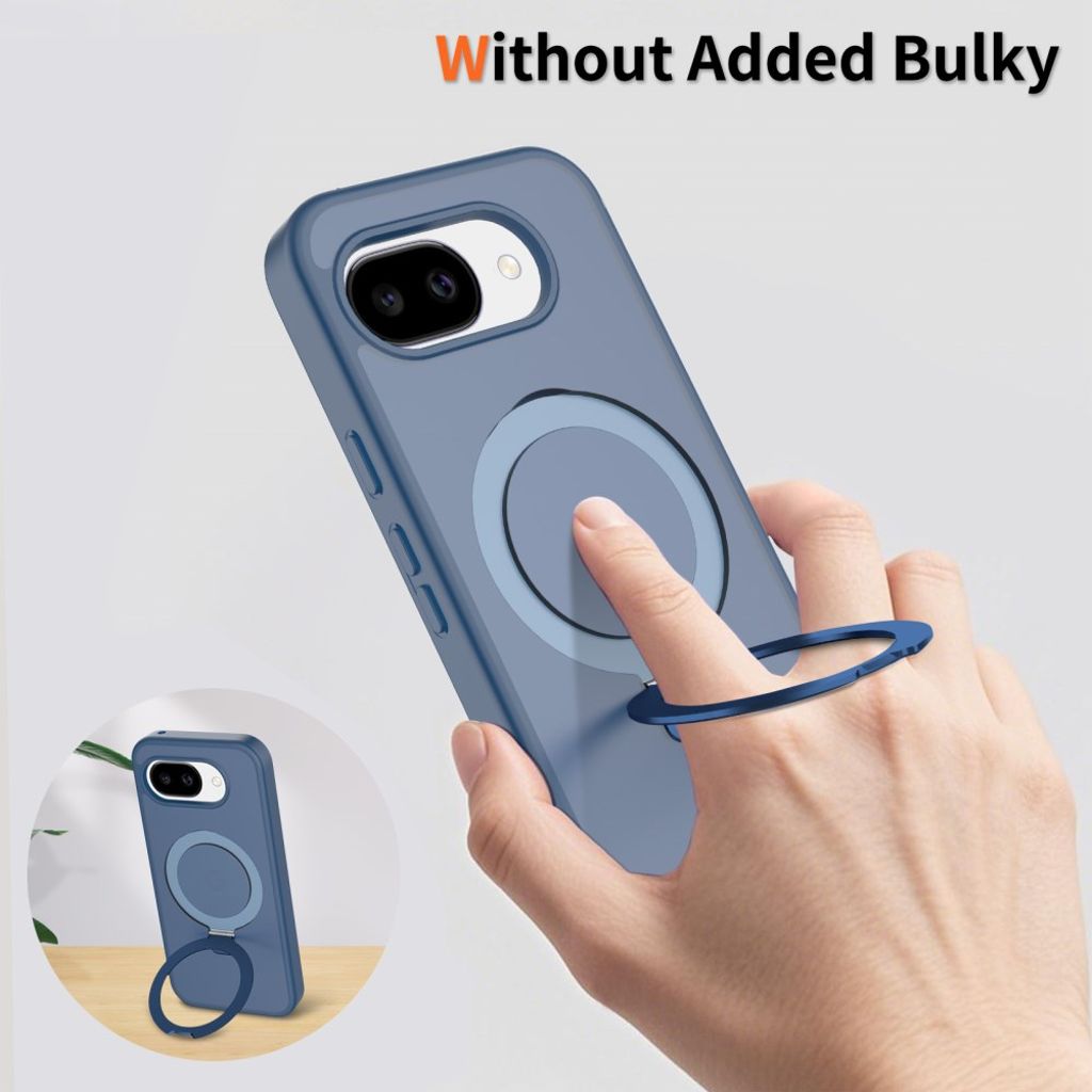 Google Pixel 10a MagSafe Skal med Ringhållare - Blå