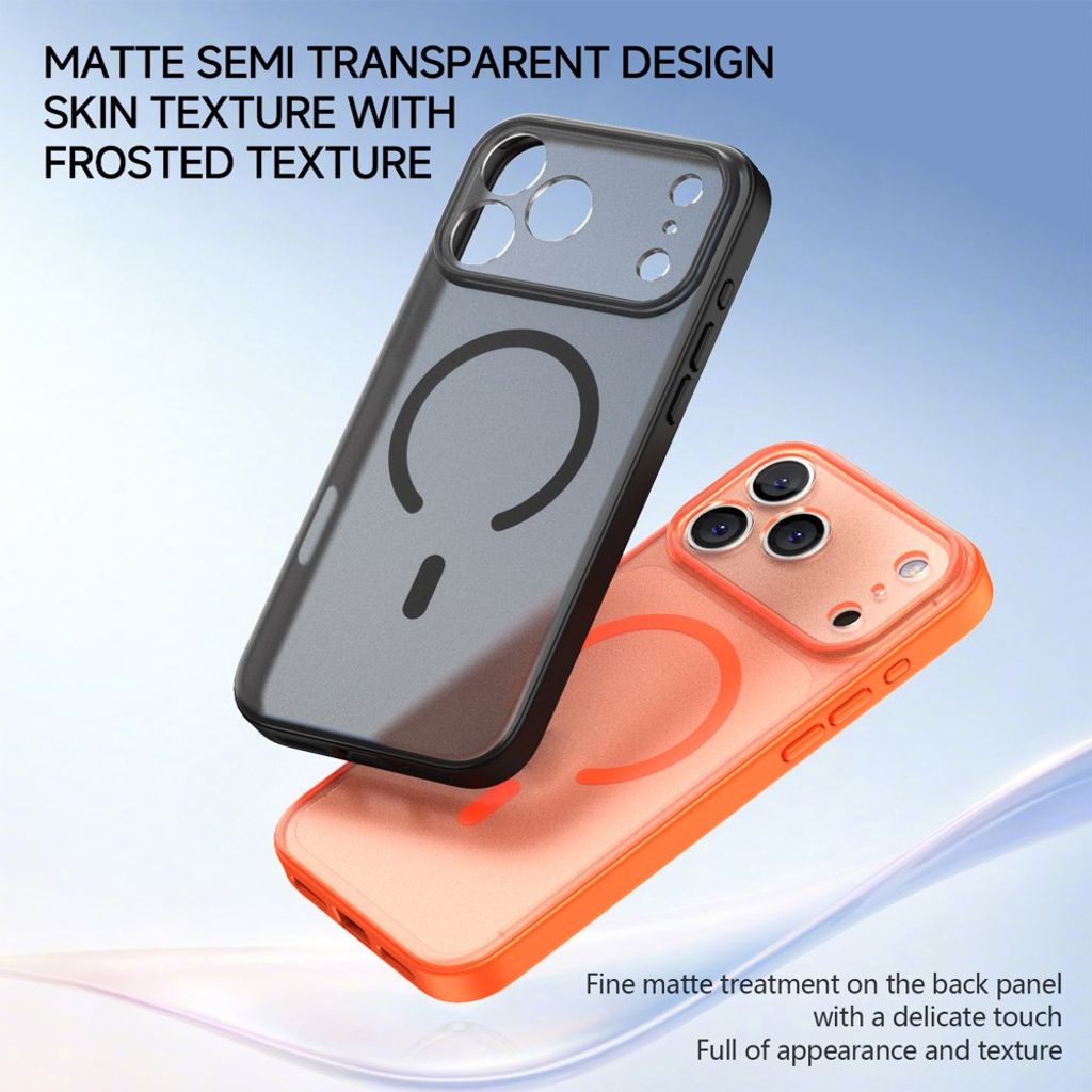 IPAKY iPhone 18 Pro Max/17 Pro Max MagSafe Kuori - Musta