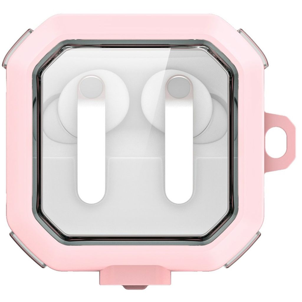 DUX DUCIS Samsung Galaxy Buds4/Buds4 Pro Kuori Metallikoukulla - Vaaleanpunainen