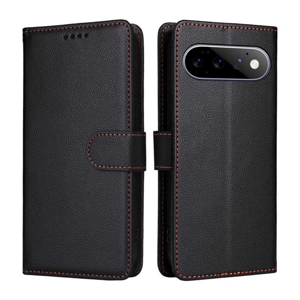 Google Pixel 11 Pro/11 Plånboksfodral RFID-blockerande 3 Kortfack PU-läder - Svart