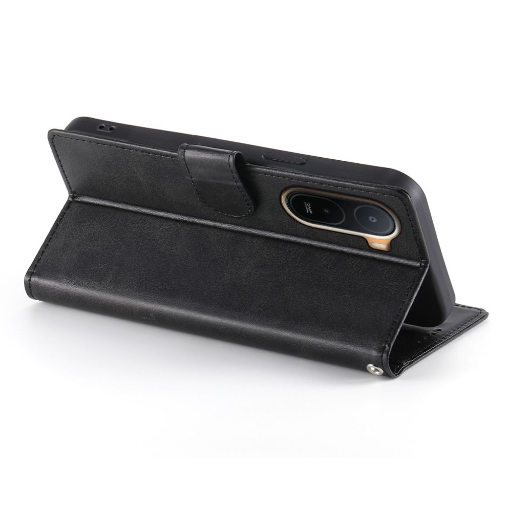 Xiaomi Poco C85x 5G/Redmi A7 Pro Plånboksfodral PU-läder - Svart