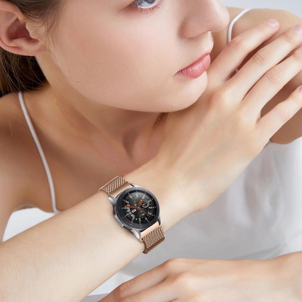 Garmin Forerunner 165/168/D2 Air X10/vivoactive 5 etc. Watch Strap – Rose Gold