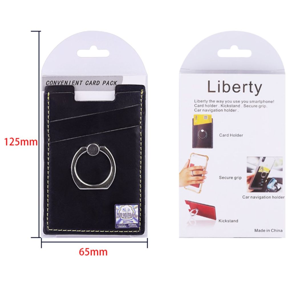 MRC03 Kortholder med Ringstativ for Mobil - Lyseblå