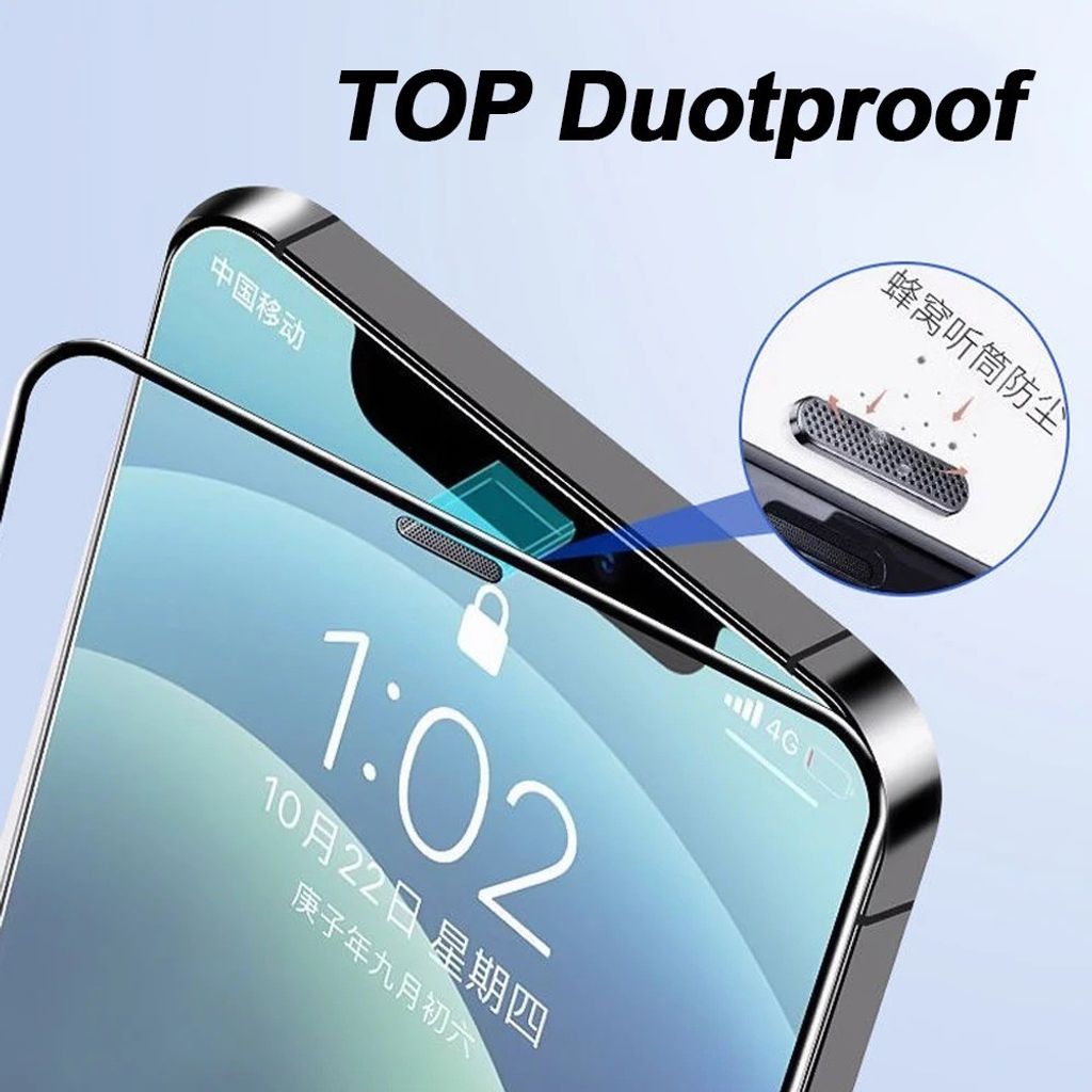iPhone 18 Pro/17 Pro Skærmbeskytter HD Klar Aluminium-Silikone Glas