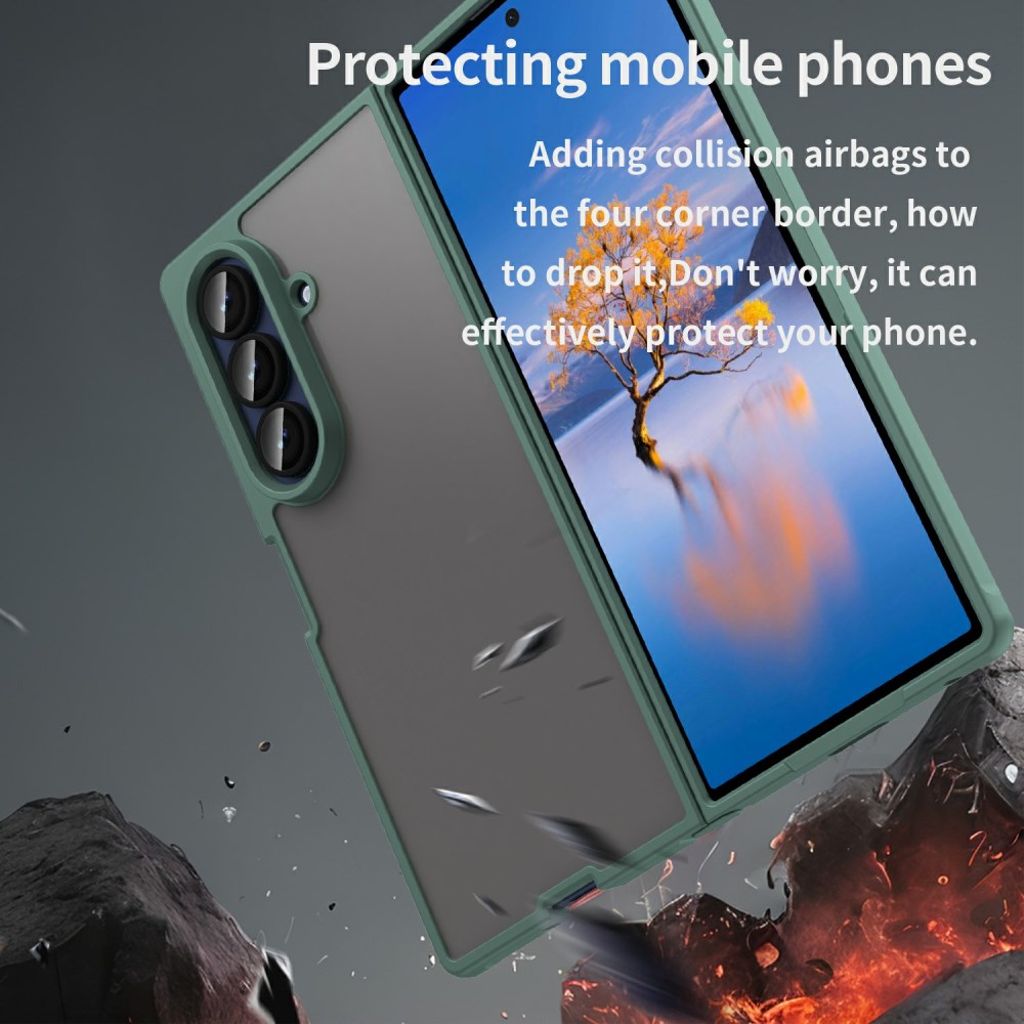 Samsung Galaxy Z Fold7 5G Skal - Grön