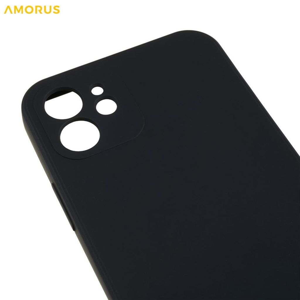 AMORUS iPhone 12 TPU Skal - Svart