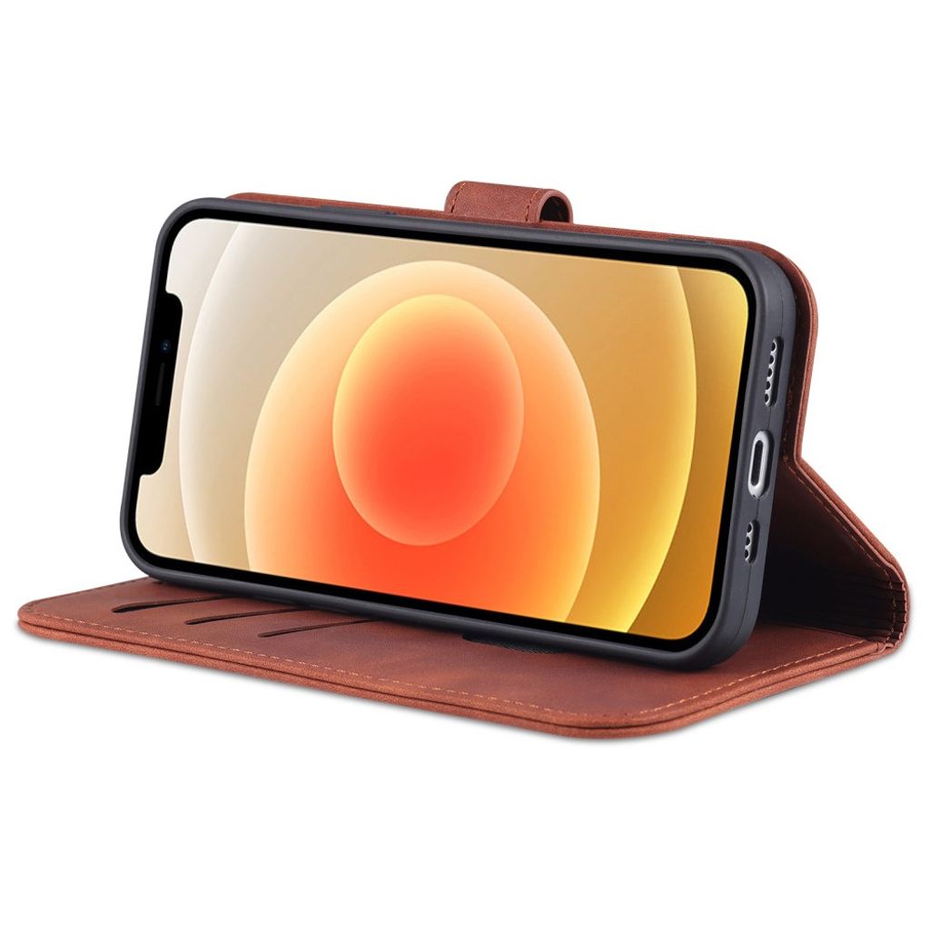 AZNS iPhone 13 mini Wallet Cover Stand – Rose Gold