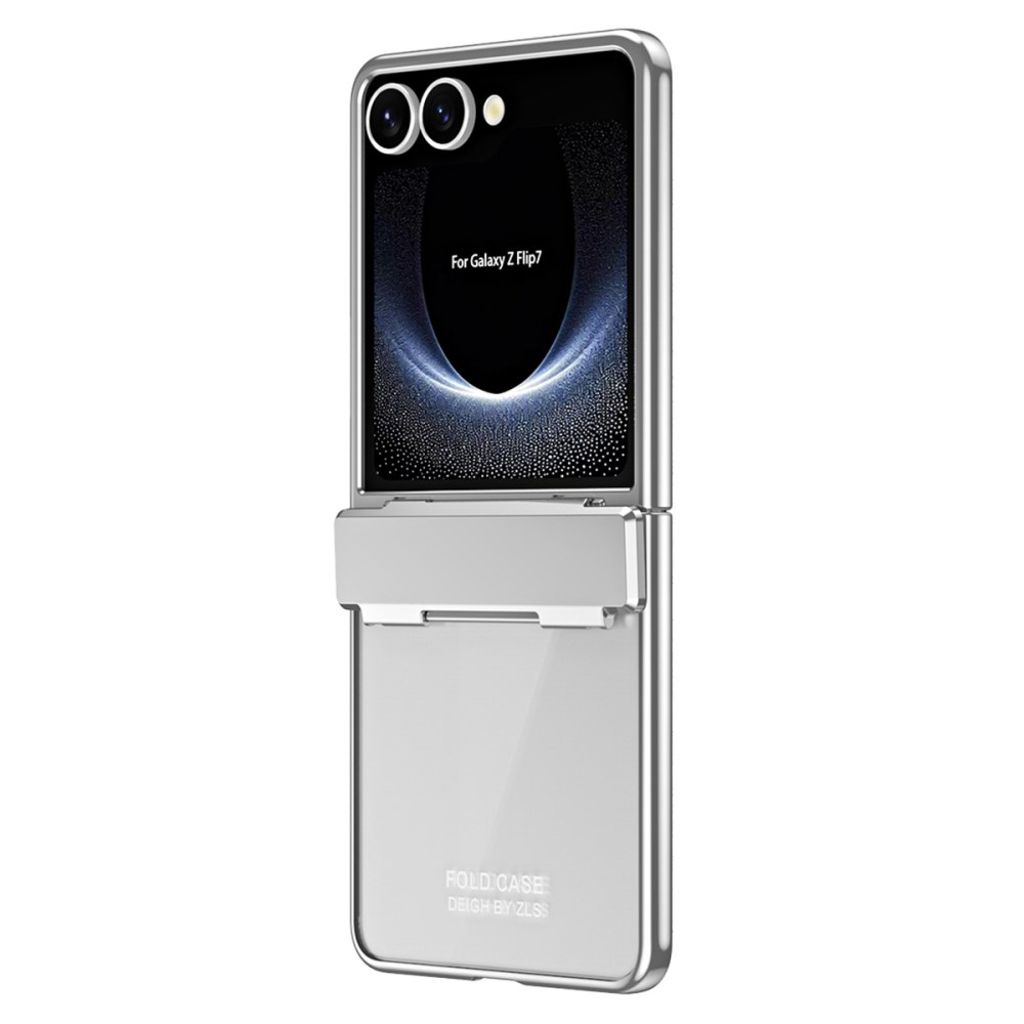 Samsung Galaxy Z Flip7 5G Skal med skärmskydd - Silver