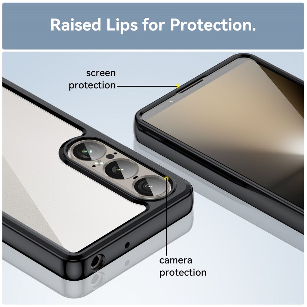Sony Xperia 1 VII Akryl Skal - Svart