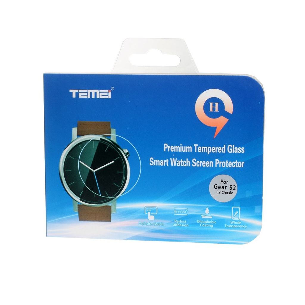 Samsung Gear S2 Classic Skærmbeskyttelse Hærdet Glas – Gennemsigtig