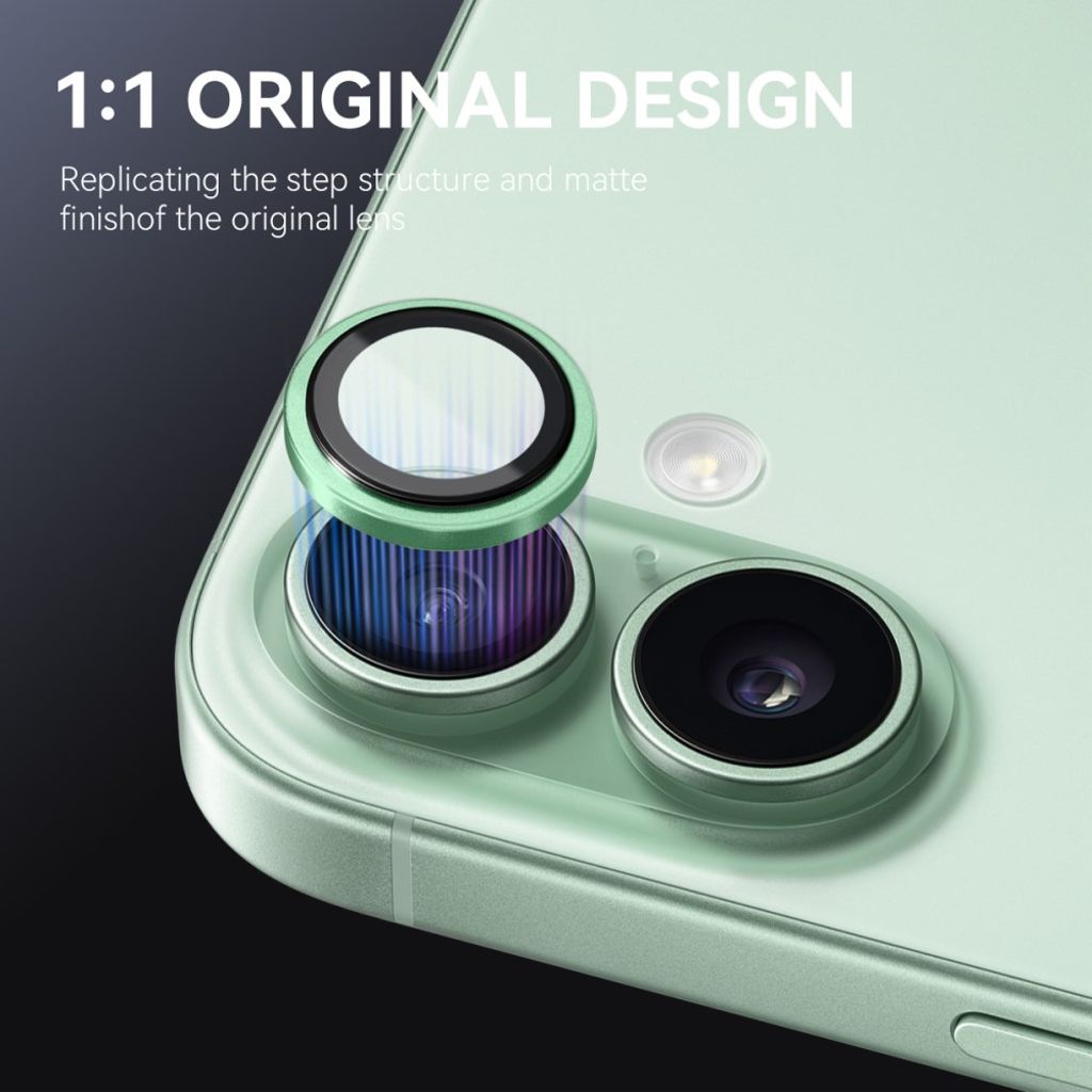 NORTHJO iPhone 17 Lens protector 9H - Green