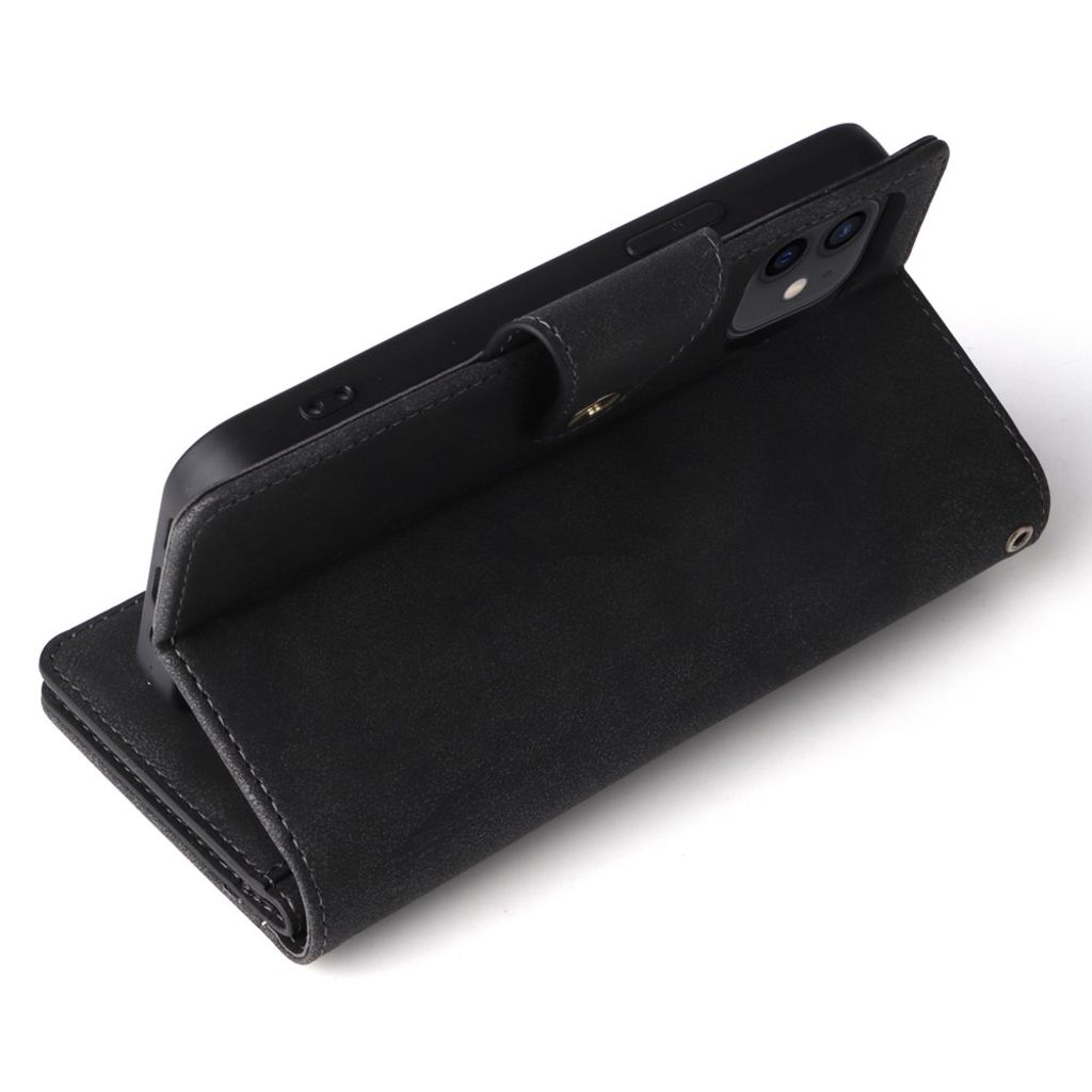 iPhone 12 Mini Cover with Stand - Black