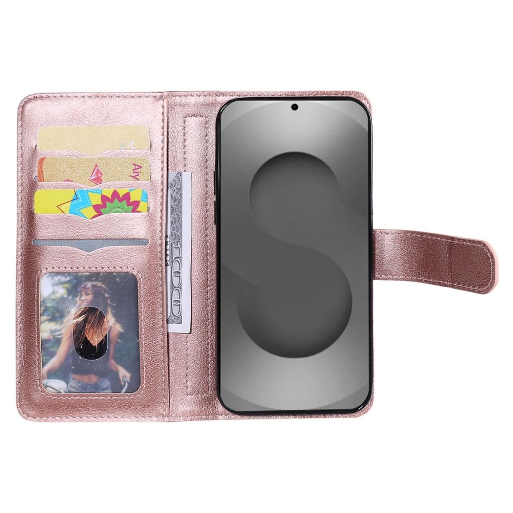 Samsung Galaxy S26 Ultra Cover with 10 Card Slots - Rose gold