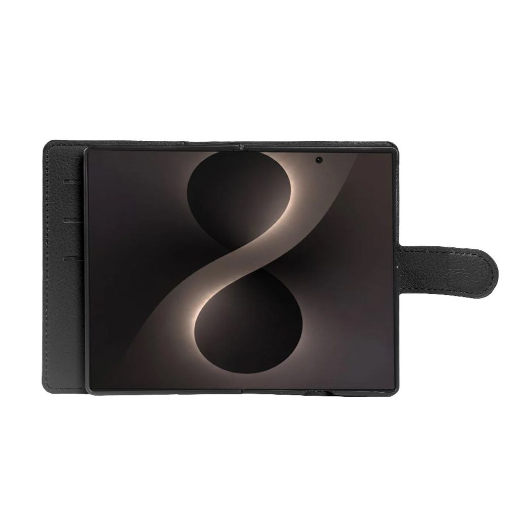 Samsung Galaxy Z Fold8 Flip Cover med RFID blokering - Sort