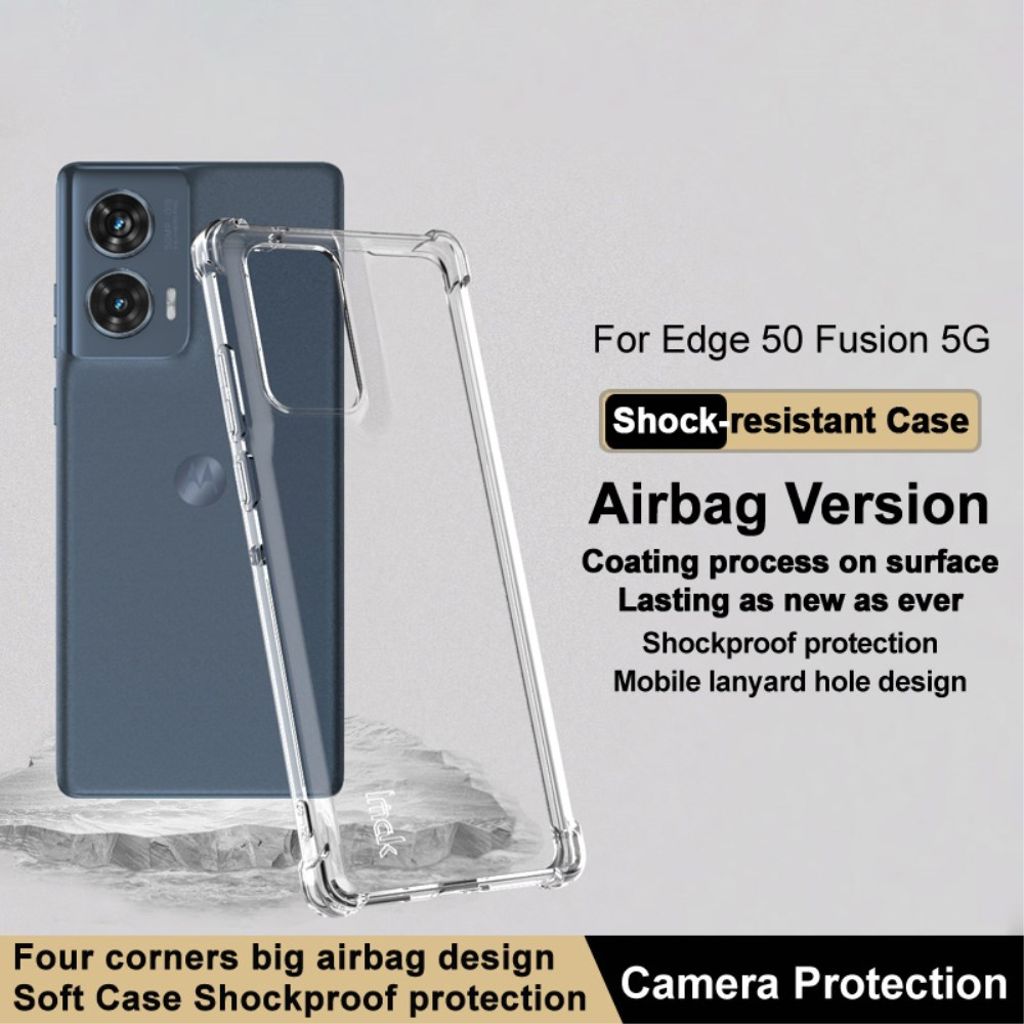 IMAK Motorola Edge 50 Fusion / Moto G96 Skal - Transparent