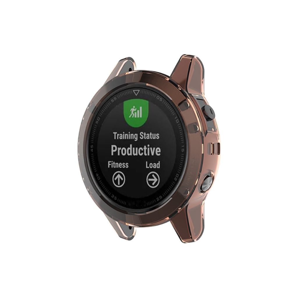 Garmin Fenix 5/5 Plus Case in TPU - Transparent Pink