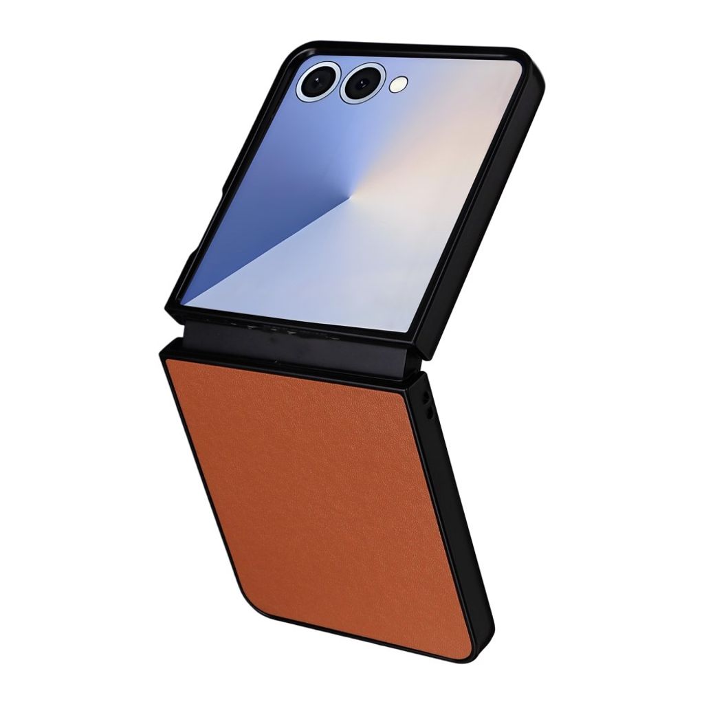 Samsung Galaxy Z Flip7 5G cover i PU-læder - Brun