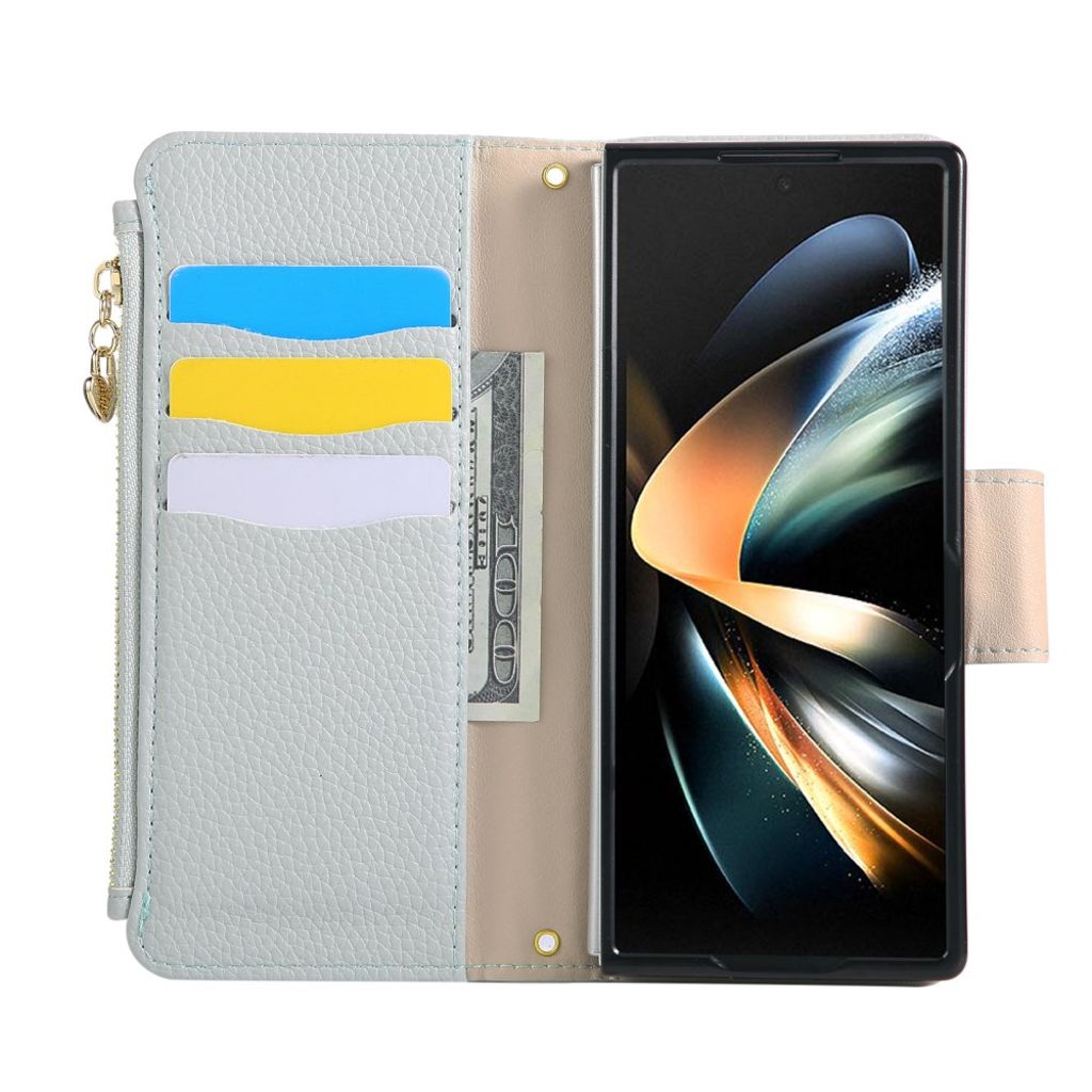 Samsung Galaxy Z Fold7 5G Skal med rem - Ljusgrön